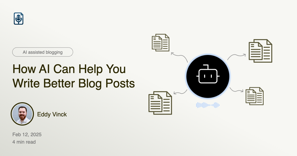 How AI Can Help You Write Better Blog Posts